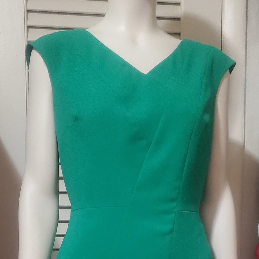 Green Calvin Klein dress. Size 8.